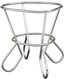 HIC Kitchen Roasting Wire Spiral Ham Roasting Rack, Chrome-Plated Steel, For Baking And Carving Ham Up To 10-Pounds