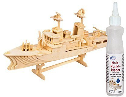 CREARTEC - Holzleim-Punktkleber - für feine und genaue Verklebungen im Modellbau - 90g - Made in Germany