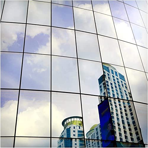 BDF S05 Window Film Daytime Privacy and Heat Control Mirror Silver 5 (Very Dark) - 36in X 24ft