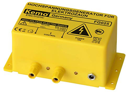 Kemo FG025 Weidezaungerät - Hochspannungsgerät für Elektrozaun FG025, (L x B x H) 122 x 72 x 66 mm