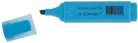 Q-Connect Blue Highlighter Pen [Pack of 10]