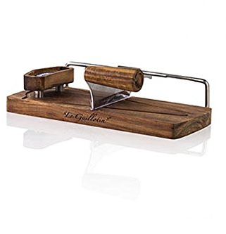 DIOVERDE Guillotin para queso Reypena, tabla de madera, aprox. 10,5 x 25 cm, 1 unidad