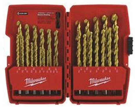 Milwaukee Electric Tool 48–89–0012 Milwaukee Bit 29 Stück Titan beschichtet Kit, 25,4 x 5,7 x 25,1 cm