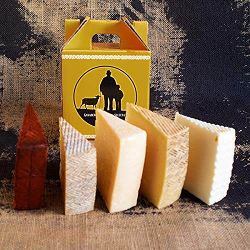 Pack Quesos en Cajita Selección con 5 variedades de Quesos 1 Kg