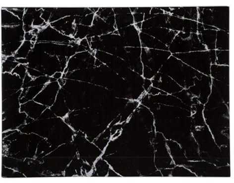 FIVE Simply Smart - Planche à Découper en Verre Marbre 40cm Noir