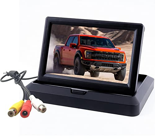 OBEST 5 Zoll Rückfahrkamera Monitor, TFT LCD Faltbare Display Bildschirm
