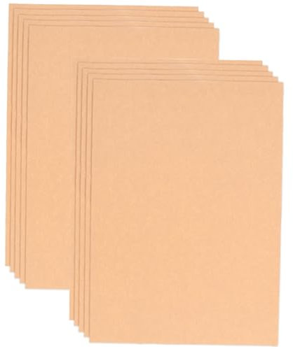 TEHAUX 100blätter Handgefertigtes Kraftpapier Zum Bemalen Papierkarton Für Bastelarbeiten Scrapbooking Papierschnitte Und Diy-projekte Blankopapier Zum Bedrucken Heimwerkerbedarf