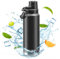 Borraccia Termica, Borraccia in Acciaio Inox- 532 ml, 710 ml, 946 ml, con revestimiento cerámico esmaltado, botella isotérmica para deportes al aire libre, diseño a prueba de fugas (946 ml)