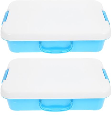 JOINPAYA 2stücke Handliche Sandkasten Aufbewahrungsboxen Mit Deckel Tragbare Sandtrays Für Organisation Von Sandspielzeug Indoor-nutzung