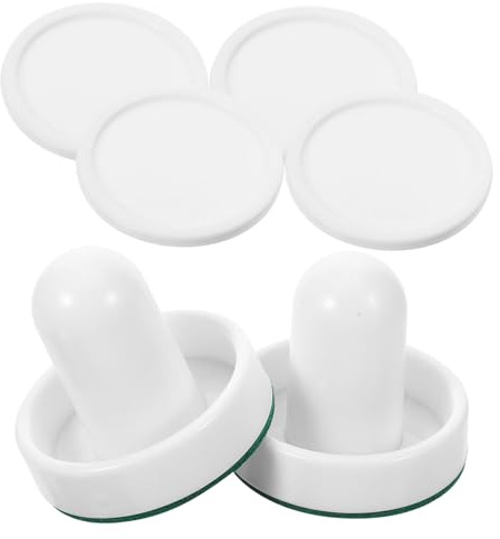 MOBUTOFU 1uppsättning Air Hockey Pusher Ersättningspaddlar Och Puckar För Bordshockey För Spelrum Och Vänträffar Stabilt Material För Långvarig Användning