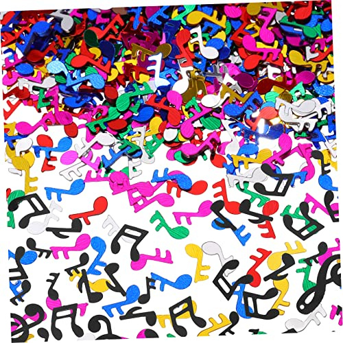Cabilock 8 Confezioni Di Decorazioni a Forma Di Note Musicali Per Feste Da Tavolo, Per Matrimoni, Centrotavola e Decorazioni Festive