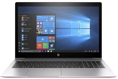 HP EliteBook 850 Pc Portatile Intel i5-7300U Dual Core 2.5Ghz Display 15.6 Ram 8 GB 256 GB SSD, Notebook Silver (Ricondizionato)