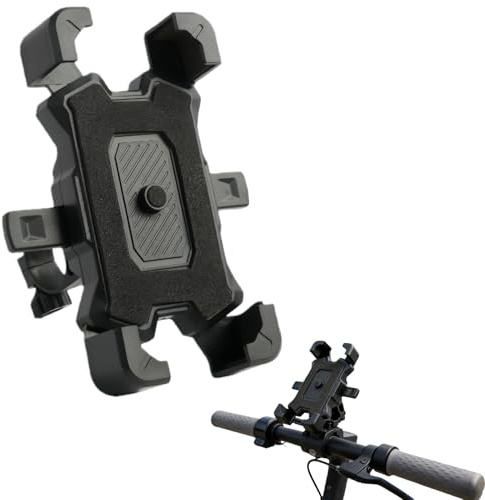 Sofun - Soporte para teléfono universal para bicicleta y motocicleta, Halterung Anti-Shake giratorio 360°, apto para todos los smartphones comunes