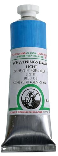 Old Holland Ölfarbe – Klassische Farben 40 MLS – 164 Künstlerfarben B40 Scheveningen Blue Light