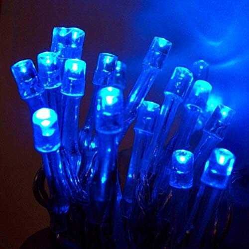 20er LED Lichterkette blau Batteriebetrieb BI11574