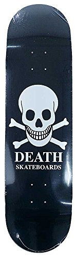 Death Skateboards OG Totenkopf schwarz Skateboard Deck 21,6 cm