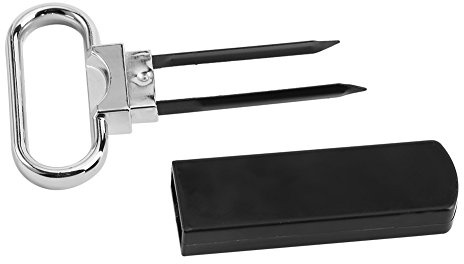 Wine Opener for Vintage Bottles, Two-Prong Cork Puller with Cover for Wine Bottles, Two Prong Wine Cork Remover with Bottle Opener