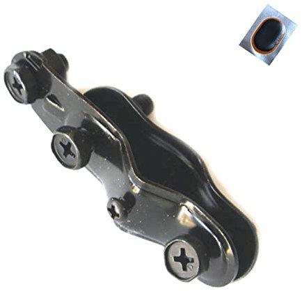 Fahrrad-Dynamohalter Dynamohalter Strebenklemme Beleuchtung inkl. Schlauchflicken