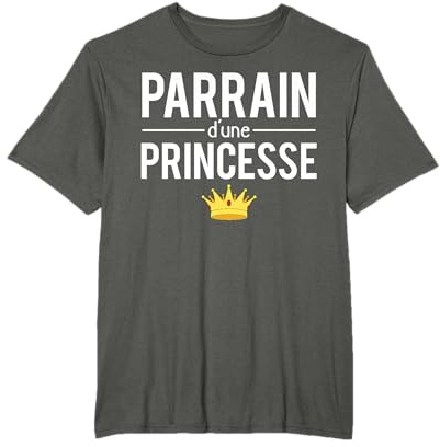 Parrain D'une Princesse Meilleur Parrain T-Shirt