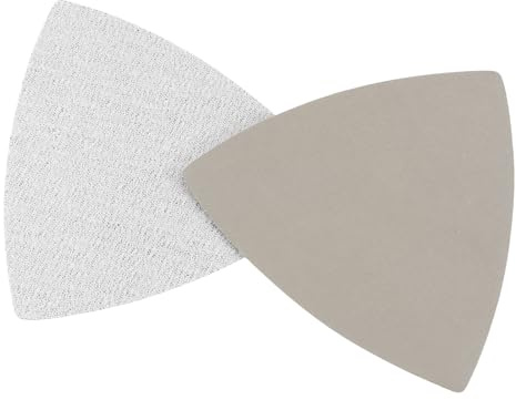 CoCud 10 Stück Schleifpads mit Klettverschluss Schleifpapiere 5000 Körnung | Mit Siliziumkarbid, Für Dreiecksschleifer, Dreieckige Schleifpads