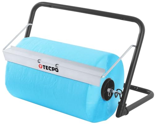 TECPO Wandhalter Abroller bis 40cm für Papierrolle Putztuchrolle Papierwischtücher Putztuchrollenhalter Wandhalterung