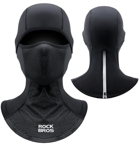 ROCKBROS Sturmhaube Balaclava Herbst Winter Skimaske Atmungsaktiv Gesichtshaube für Damen und Herren Winddicht Motorradmaske Snowboarden Radfahren Outdoor Sports