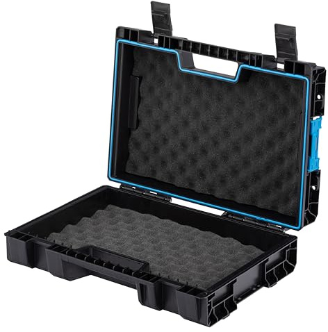OX Tools TOOLTREK Trade Toolcase with Protective Foam Inserts, Waterproof Dustproof Briefcase with Carry Handle