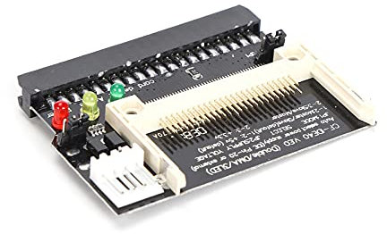 Elprico Módulo de Tarjeta Adaptadora CF a IDE, Tarjeta Convertidora Adaptadora CF a IDE Micro Compact Flash Tipo I/II con Interfaz Hembra de 40 Pines