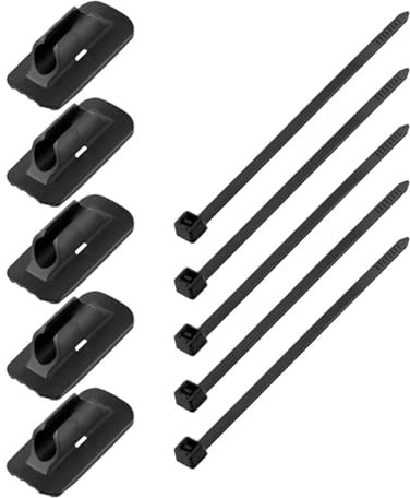 5Pcs Bike Kabel Basis Guide Bremse Kabel Linie Feste Basis Bike Kabel Guide Schellen Fahrrad-KabelfüHrungen