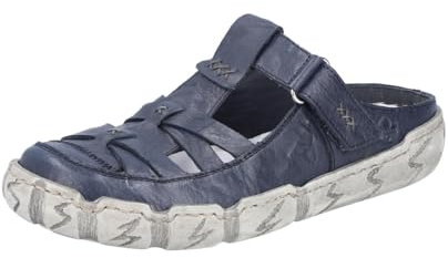 Rieker damtofflor L0396, kvinnor slip-on, blå, 39 EU