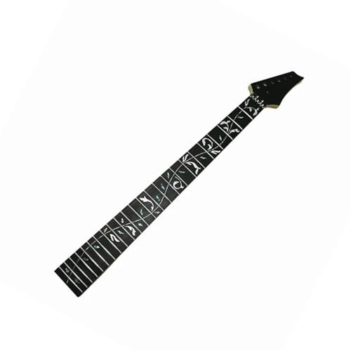 Griffbrett Gitarrenhals 24 Bünde Inlay Ahorn E-Gitarrenhals Gitarrenzubehör Teile Musikinstrument Kopfplatteneinstellung