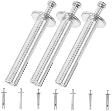 Mobestech 10pcs Drive Nail in Expansion Anchors Masonry Nails Heavy Duty Expansion Fastener for Concrete and Wall Fixing 8x50mm