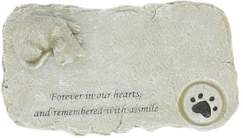 BESPORTBLE Adornos para Lápidas Conmemorativas Lápidas De Resina para Gatos para Jardín Marcadores Conmemorativos para Mascotas