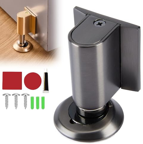 Türstopper, 2025 Neu Magnetischer Türstopper Schwer, Türstopper Boden Selbstklebend Schwer Türhalter Tür Stopper ohne Bohren Höhenverstellbarer Türpuffer Wandschutz Türfeststeller Door Stopper (#03)