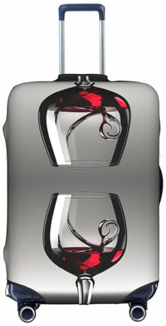 Kycvds Verre à vin Le couvercle du coffre convient pour les bagages de 18 à 32 pouces. Coffre personnalisé bagages personnalisés.