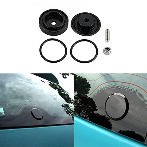 Windshield Wiper Blades Car Rear Wiper Delete Kit O-ring Seal Nut Screw Block Off Plug Cap Replacement for RSX DC5 Integra for 3 Hatchback Speed 3 Etc