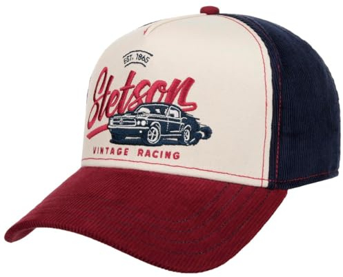 Stetson Vintage Racing Cap Cordschirm Herren Sommer Winter