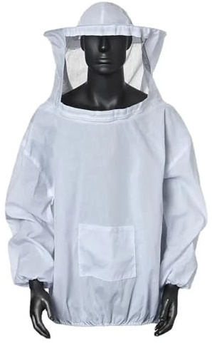 Imker-Schutzbekleidung Bienenschutz-Kleidungsset Bienenausrüstung Imkerei Halbkörperjacke Bienenkleidung Kapuzen-Halbkörperoberteil