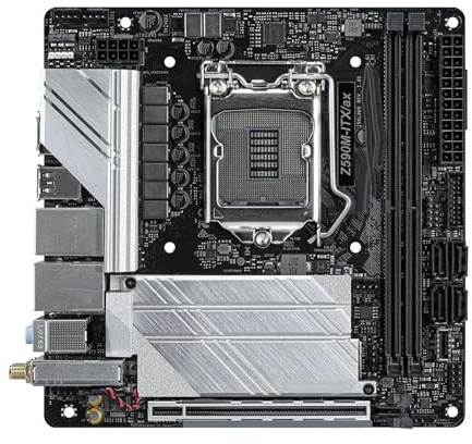 motherboards Fit For ASROCK Z590M-ITX/ax MINI Motherboard LGA 1200 M.2 NVME DDR4 64G Intel Z590 Support Core 11400F 10700 11900F 10850K Cpu