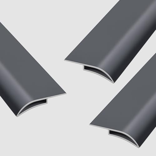 vierteaguas muro exterior 3 4 Uds Líneas De Goteo De Aleación De Aluminio Aleros 20 30 40 50 MM De Ancho/defl De Techo De Arco De Pico De Águila Intemperie(Gray 3 PCS,W 30 MM L 100 CM)