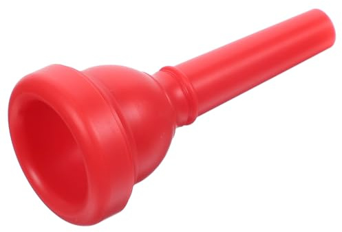 Generic Plastik Mundstück für Posaune aus Abs Leichtes Gewicht Einfach zu Montieren nicht Leicht zu Brechen Geeignet für Anfänger und Profis Rote Farbe