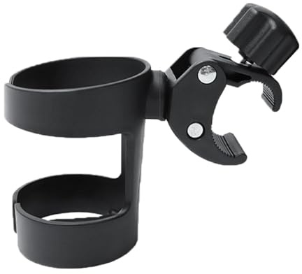 Stroller Cup Holder 360 Rotatable Drink Holder Universal Stable Mount Compatible with Stroller Wheelchair Bike Walker for Parents Baby Outdoor Travel Daily Shopping Use