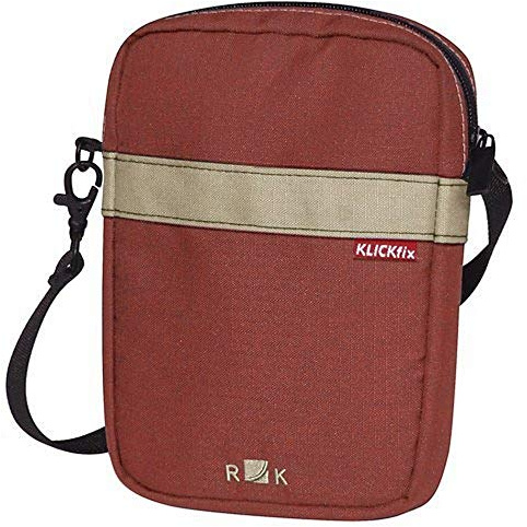 KLICKfix Fahrradtasche Babs Korbinnentasche, Rost, 14 x 4 x 18.5 cm, 1 Liter, 0268R
