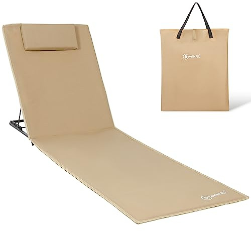 Homecall Gepolsterte, schnell trocknende Strandmatte, XXL - (Sand)