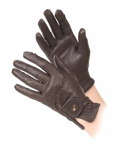 Shires Aubrion Leather Riding Work Horse Riding Non-Slip Gloves