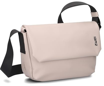 Zwei Umhängetasche Cargo CA60 Messenger-Bag 3 Liter hochwertiges Hydroflex-Material praktisches Schlüsselband verstellbarer Gurt sportliche Crossbody-Bag für Damen Herren & Teenager (sand)