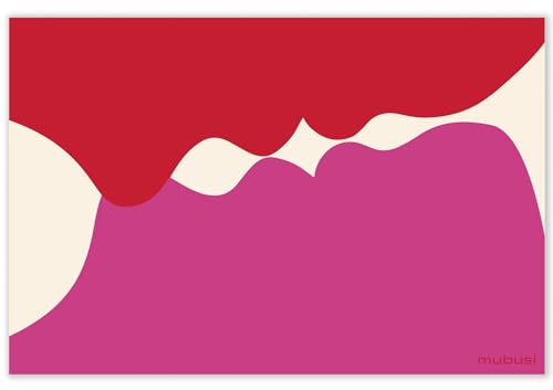 mubusi Vinyl Teppich Küche Lounge - Verschiedene Größen - (Lovers 40x60 cm)