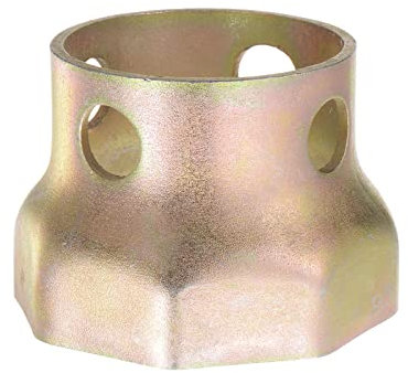 sourcing map Husillo Tuerca Zócalo 125mm 8 Punto Rueda Rodamiento Contratuerca Zócalo