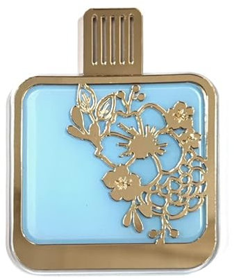 KORA projects -Shaker para Scrapbooking - Frasco de perfume de metacrilato espejo (oro)