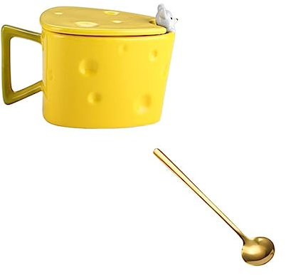 DOITOOL Keramikbecher Für Milch Wasser Joghurt Käse Mit Handleinfaches Design Für Küche Esszimmer Schreibtischelegante Tasse Für Täglichen Gebrauch